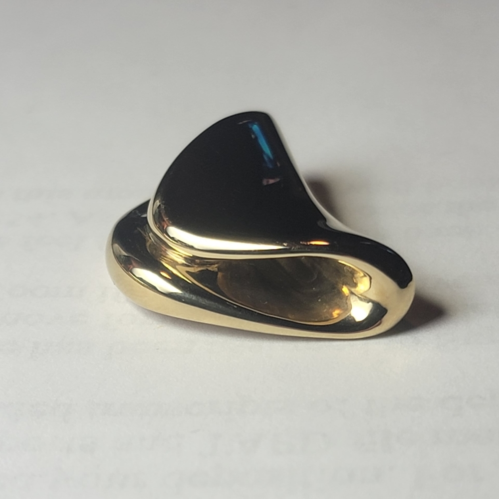 14K Yellow Gold Slide Pendant - Picture 2 of 4
